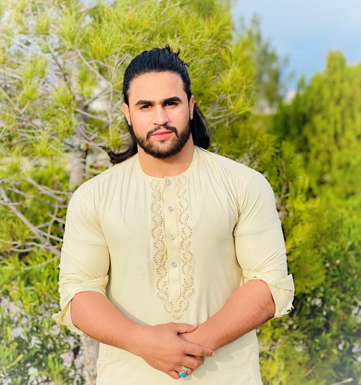 Khalid Signature 21 custom Afghan men's outfit