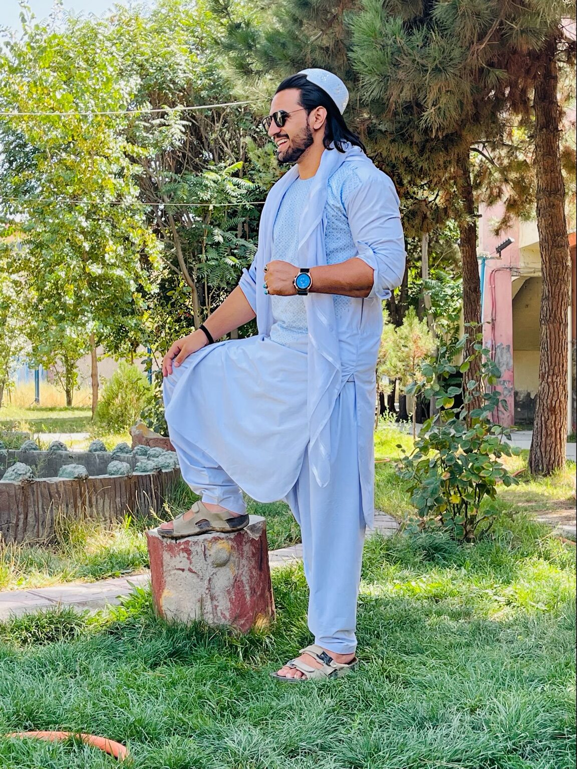 Khalid Signature 07 custom Afghan men's outfit