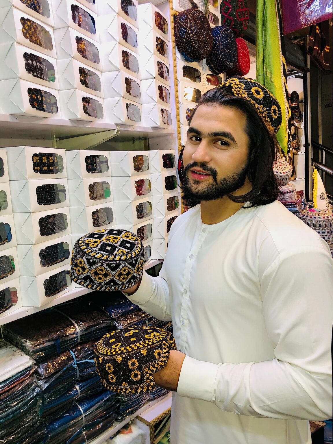 Khalid Signature 27 custom Afghan men's outfit