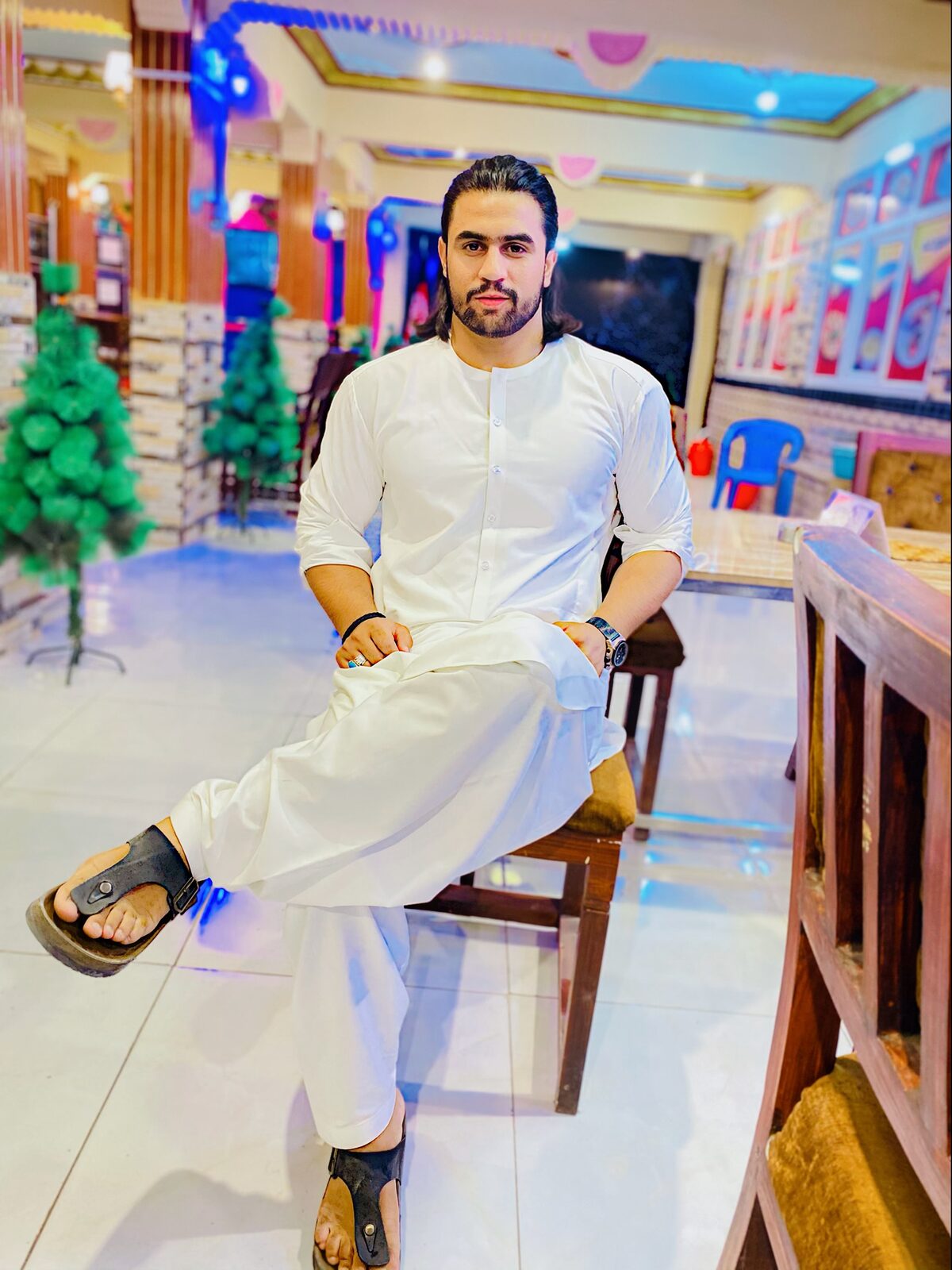 Khalid Signature 31 custom Afghan men's outfit