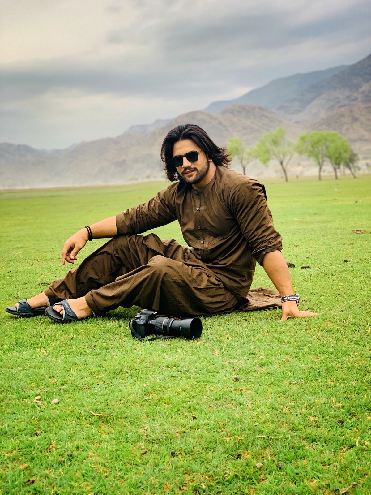 Khalid Signature 13 custom Afghan men's outfit