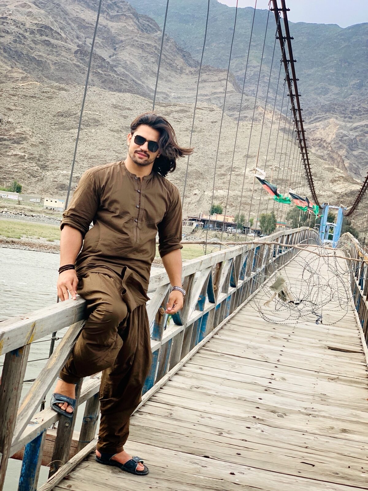 Khalid Signature 17 custom Afghan men's outfit