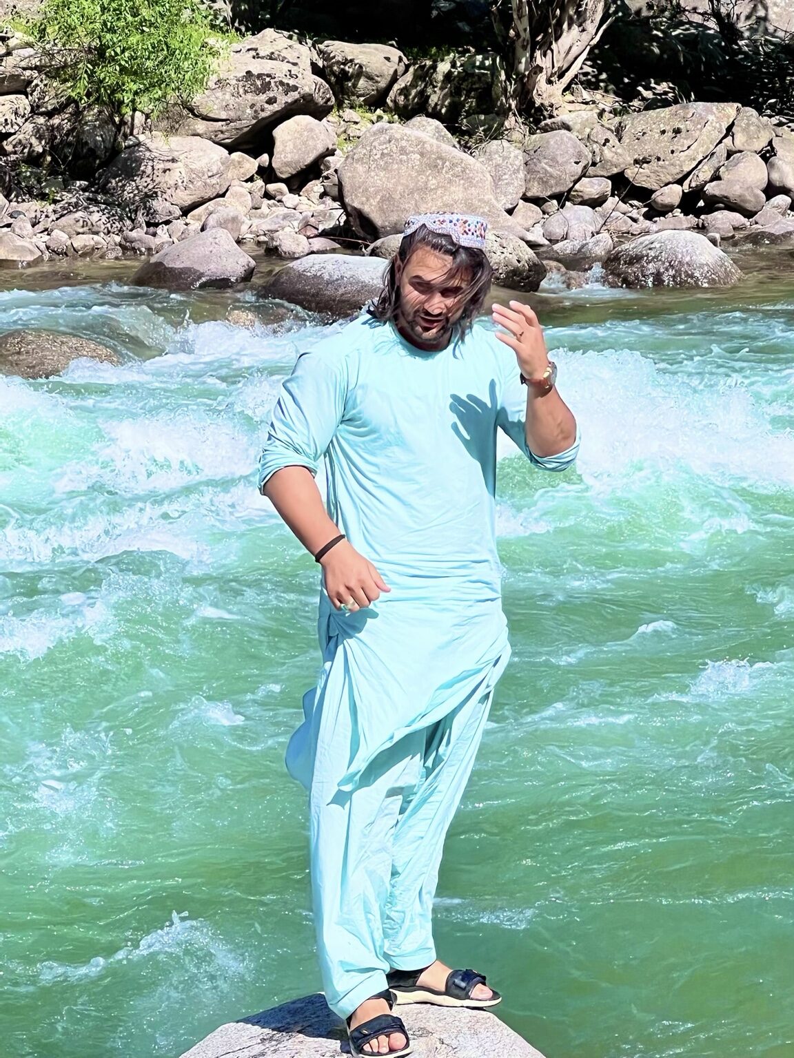 Khalid Signature 37 custom Afghan men's outfit