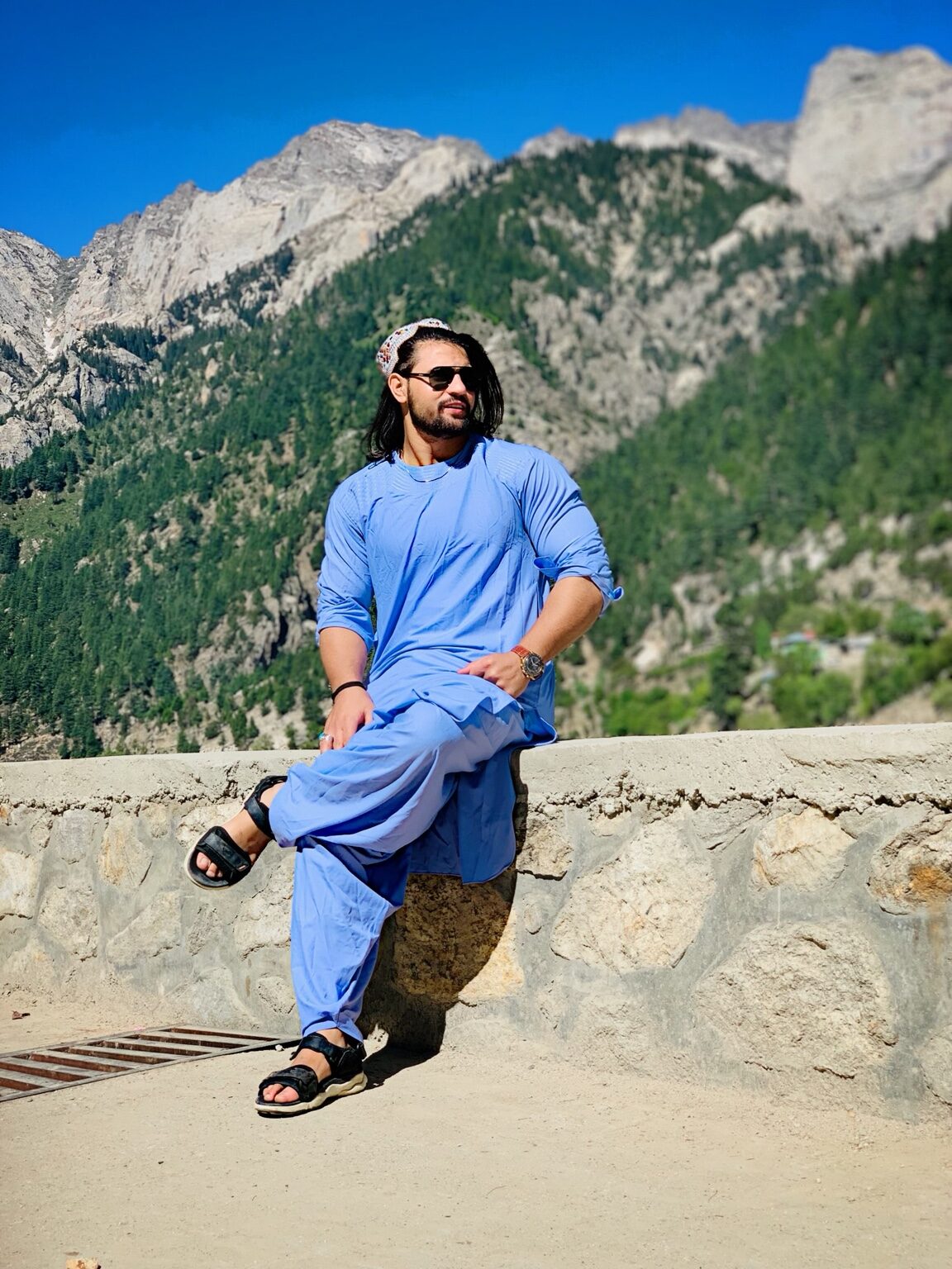 Khalid Signature 39 custom Afghan men's outfit