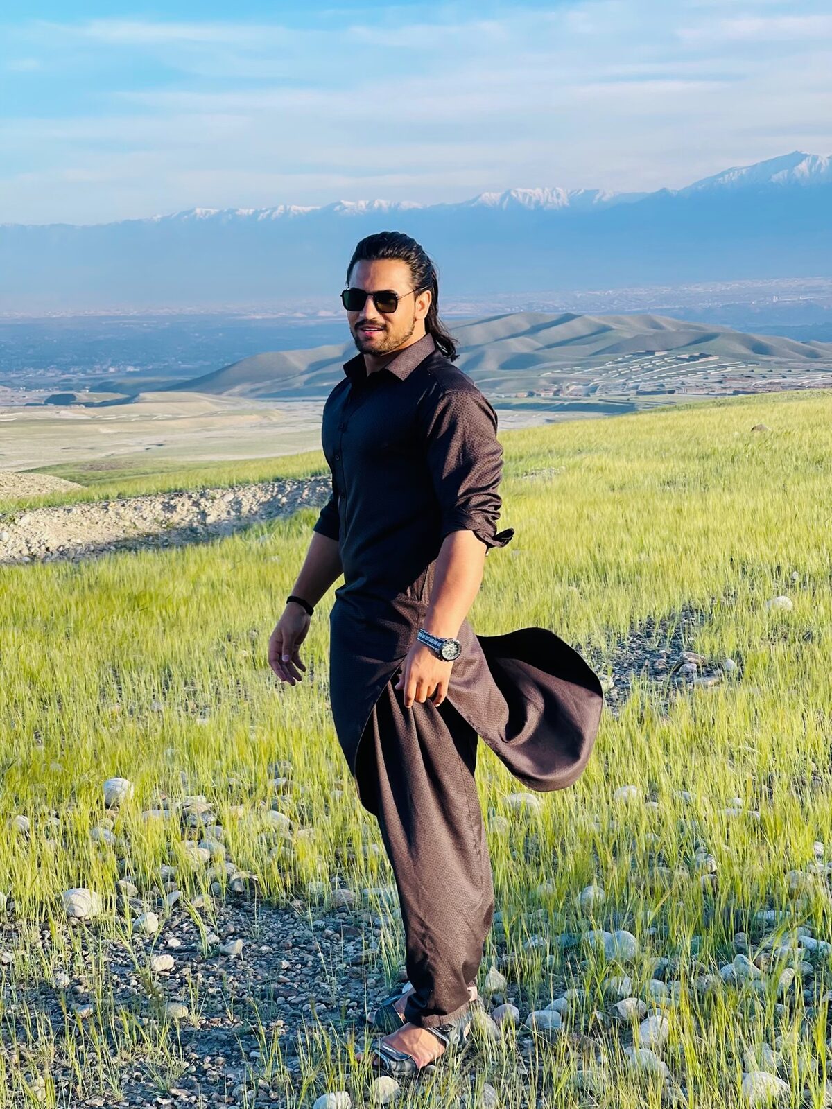 Khalid Signature 40 custom Afghan men's outfit