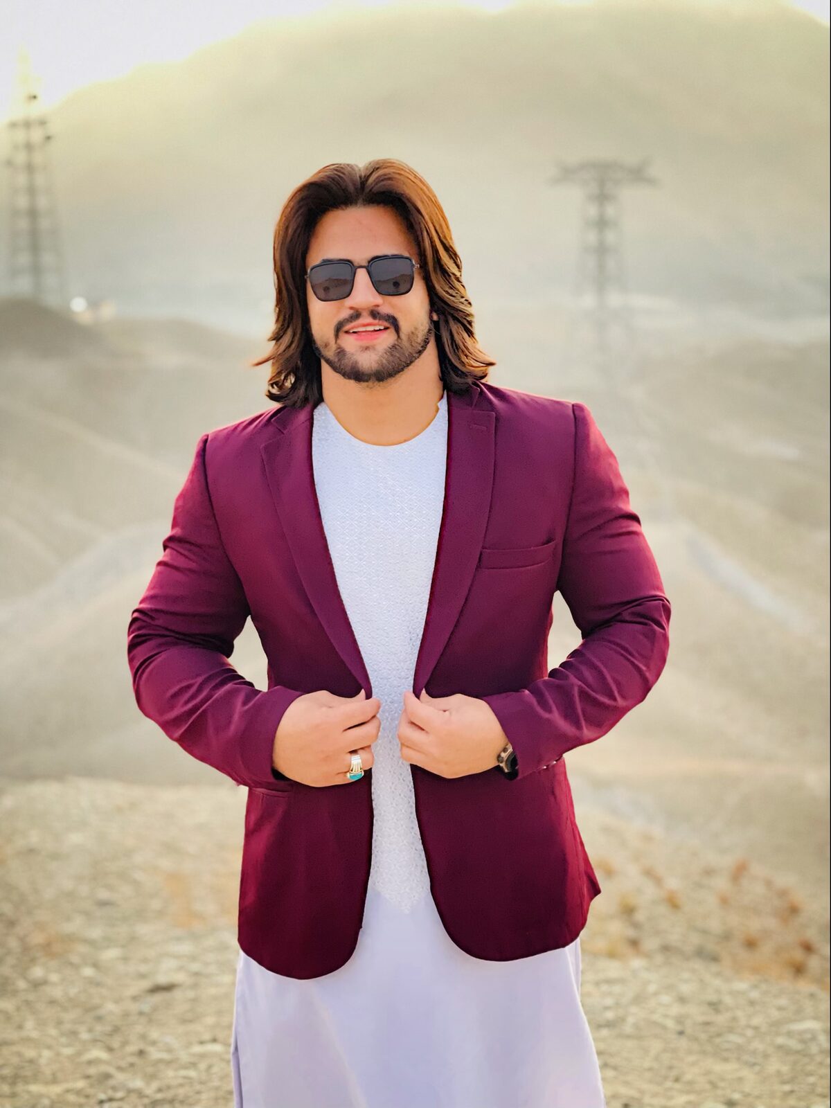 Khalid Signature 46 custom Afghan men's outfit