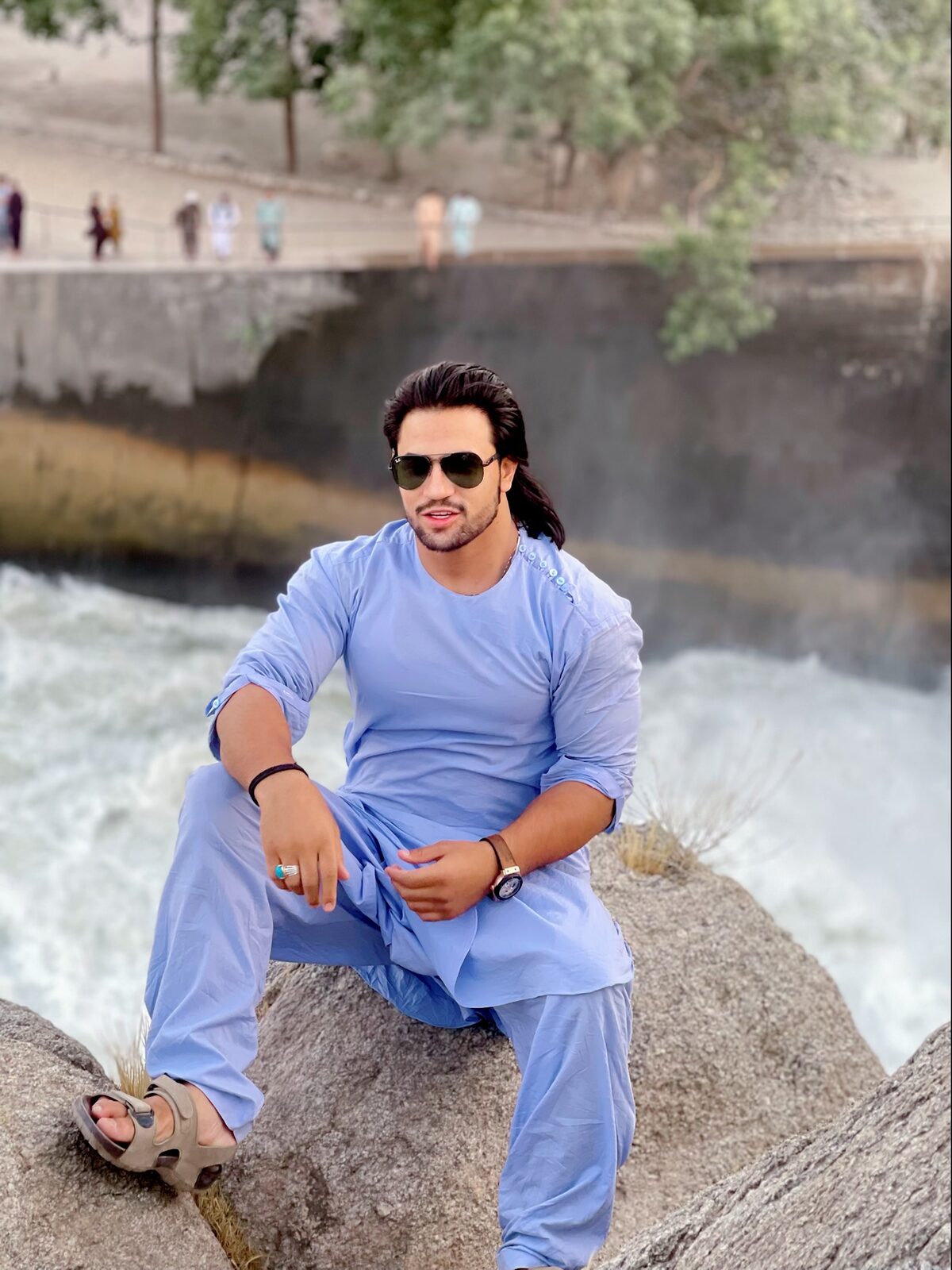 Khalid Signature 51 custom Afghan men's outfit