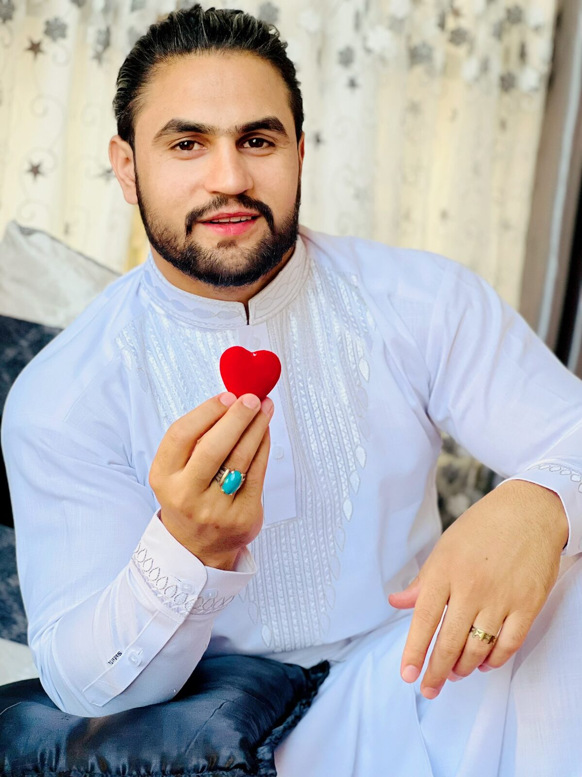 Khalid Signature 54 custom Afghan men's outfit
