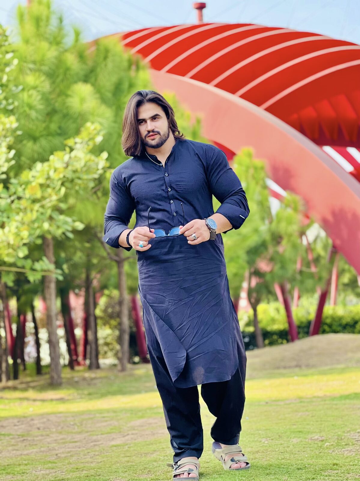 Khalid Signature 56 custom Afghan men's outfit