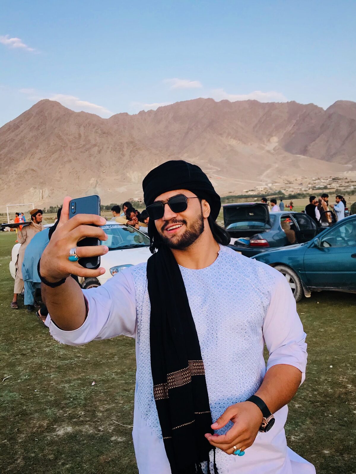Khalid Signature 64 custom Afghan men's outfit